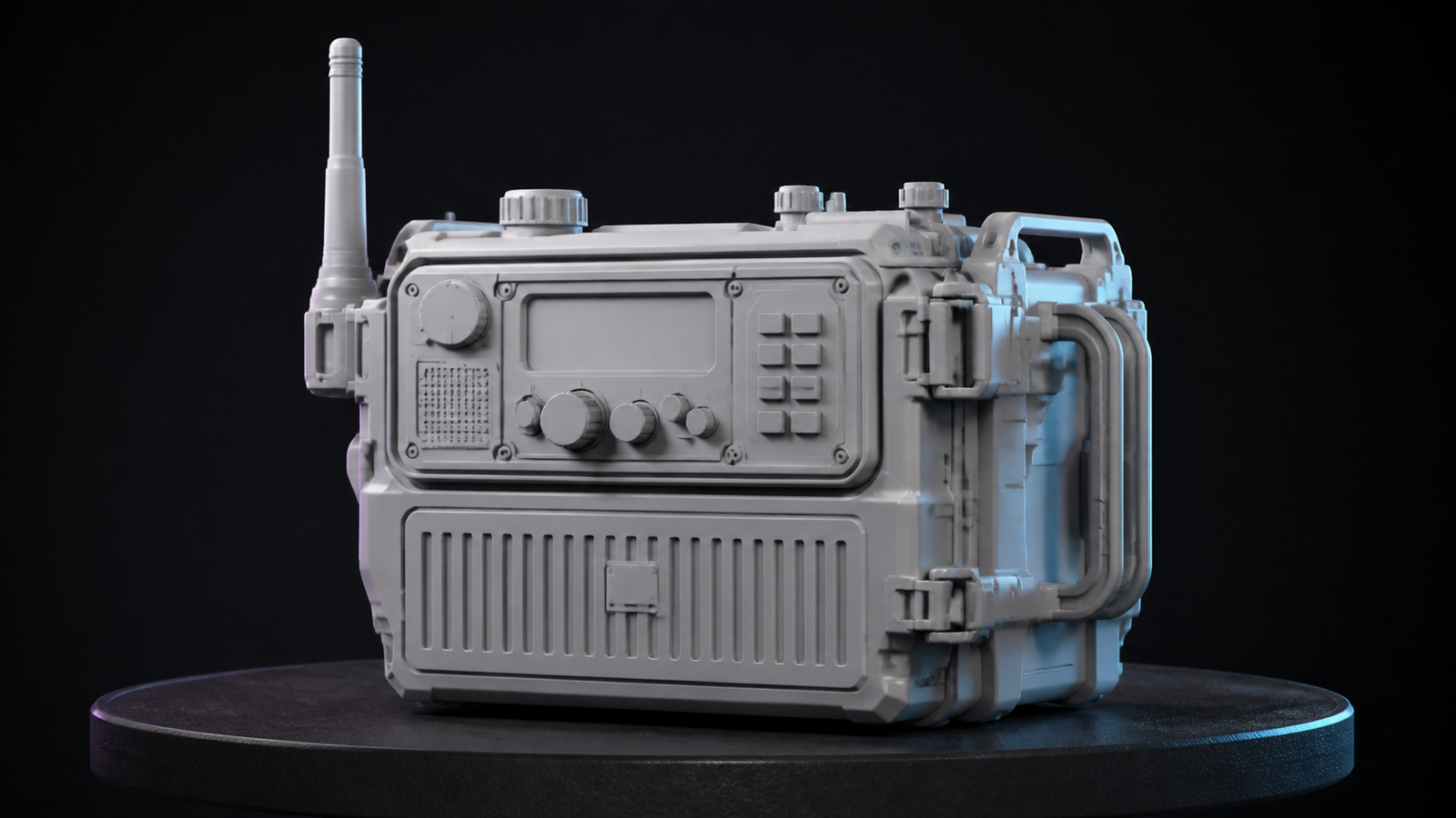 Phase 1: High-poly hard-surface asset model