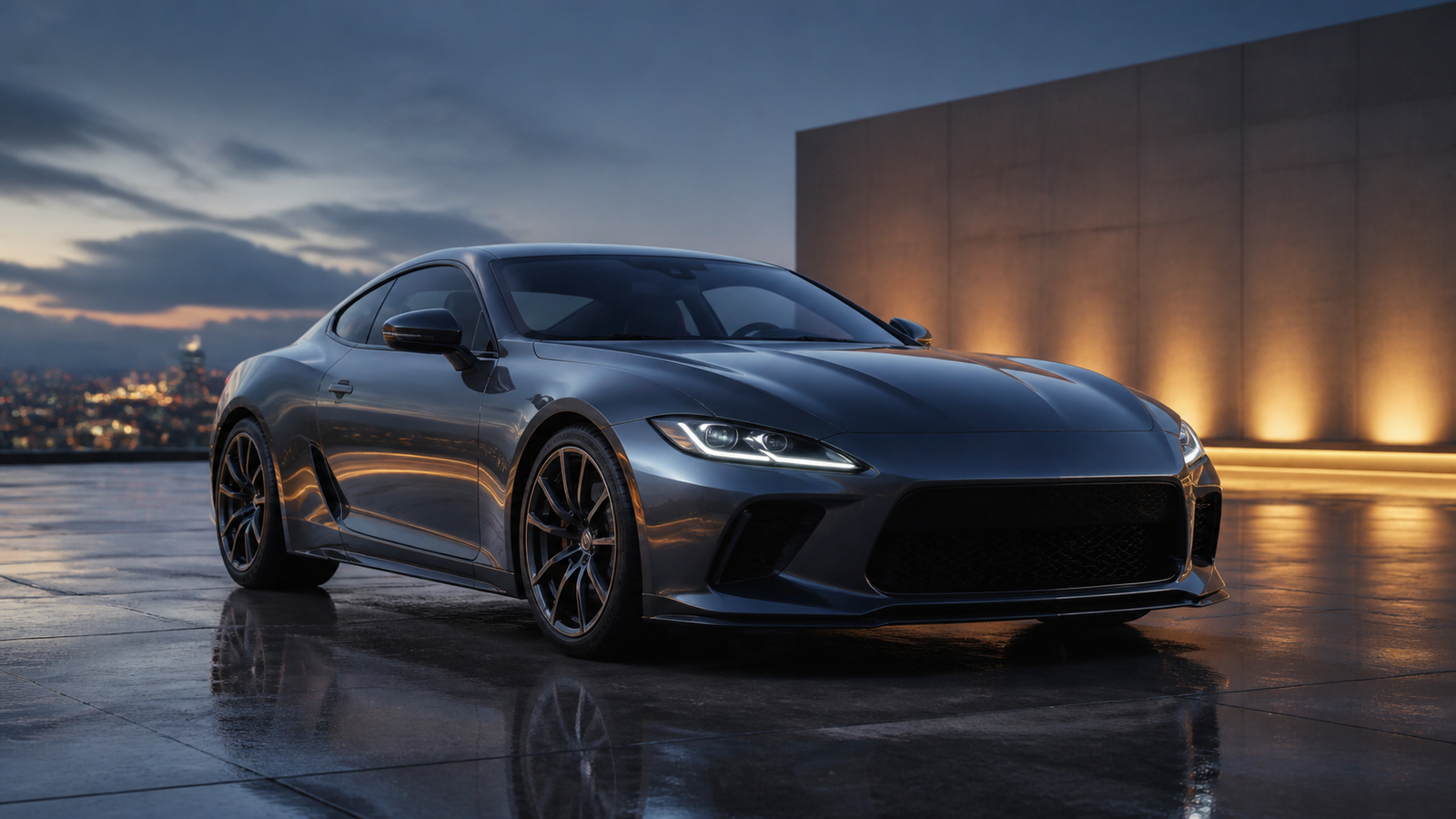 Phase 4: Finished automotive marketing render
