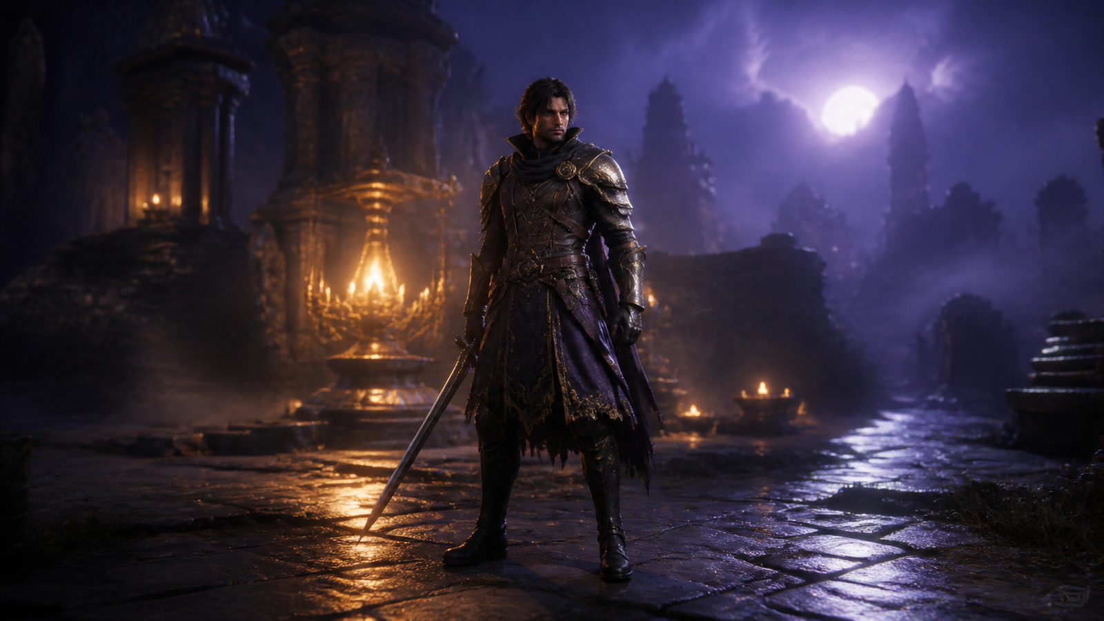 Phase 4: Finished character in a real-time game scene