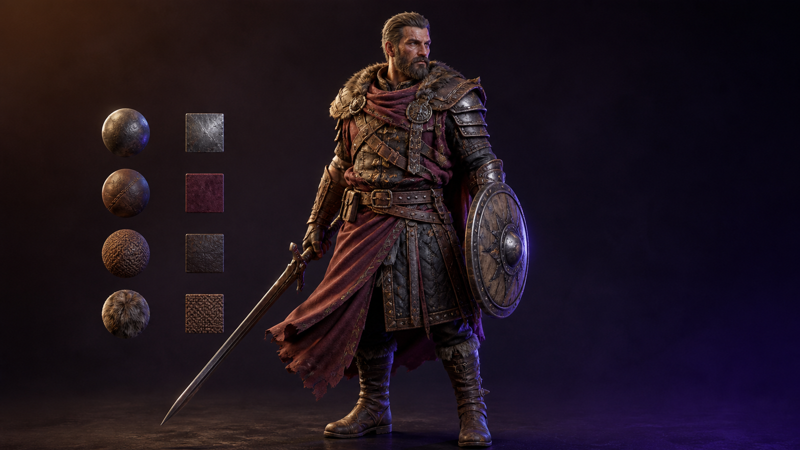 Phase 3: PBR materials on a finished game character